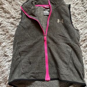 Girls under armour cold gear zip up vest